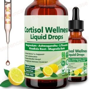 Cortisol Reducing Supplements – 6-In-1 Cortisol Detox & Blocker with Ashwagandha
