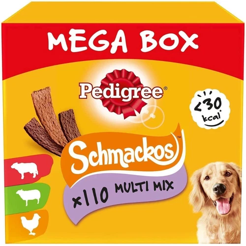 330 Pedigree Schmackos Mixed Meaty Variety Dog Treats Mega Box 3 x 790g boxes