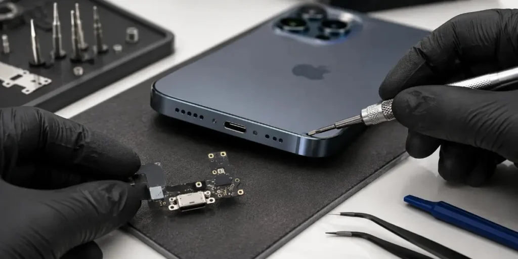 iPhone 15 charging port repair